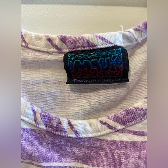 VINTAGE 90s Maui Trading Co Tank top - Picture 3 of 4